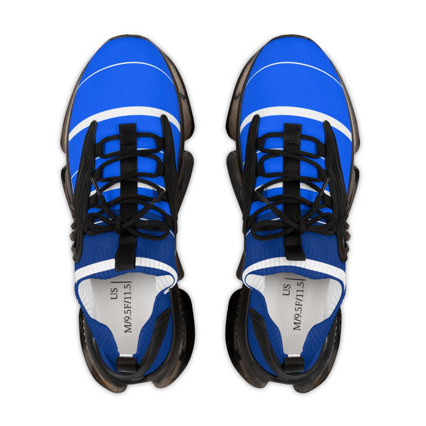 Mens Blue and White Sneakers