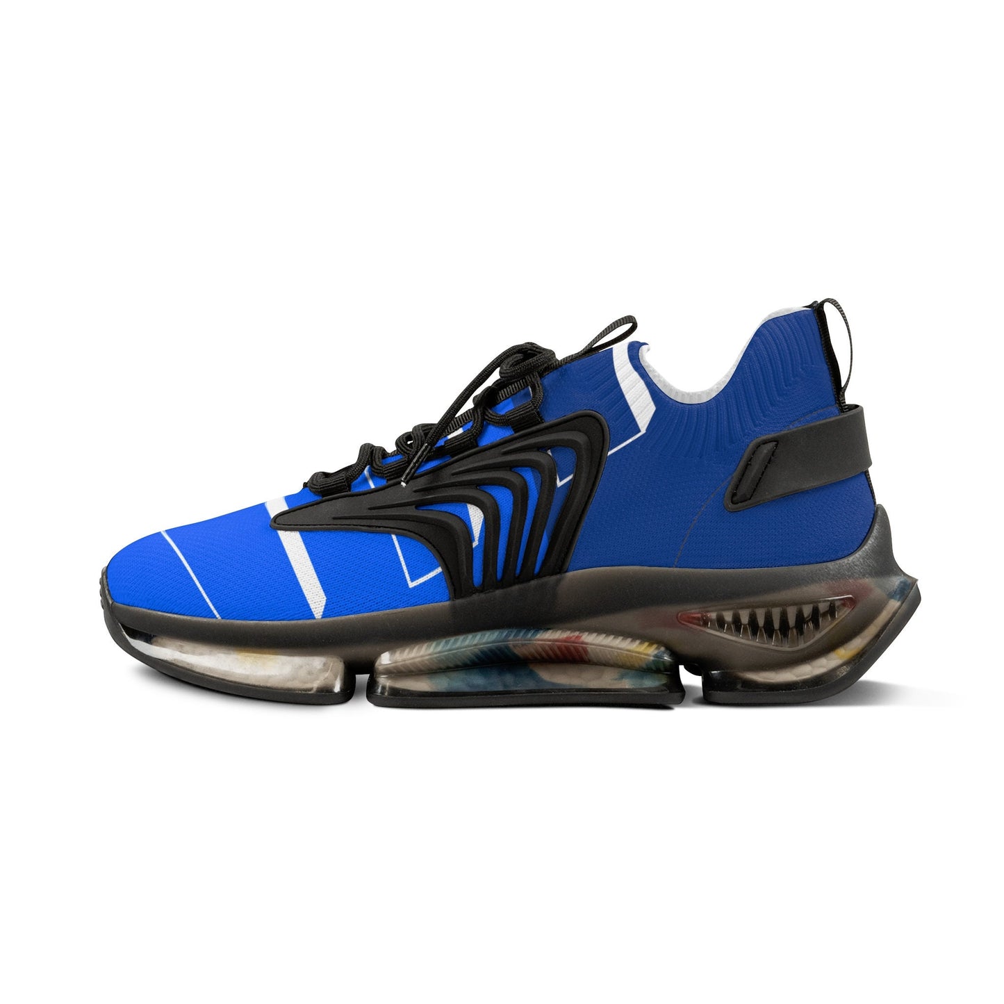 Mens Blue and White Sneakers