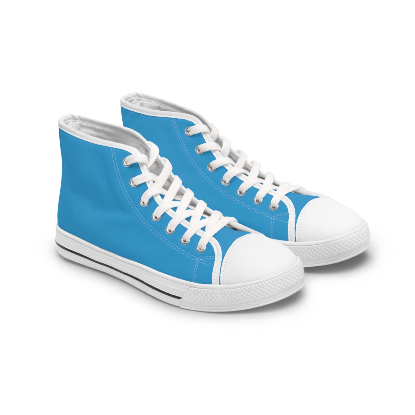 Women's Blue High Top Sneakers