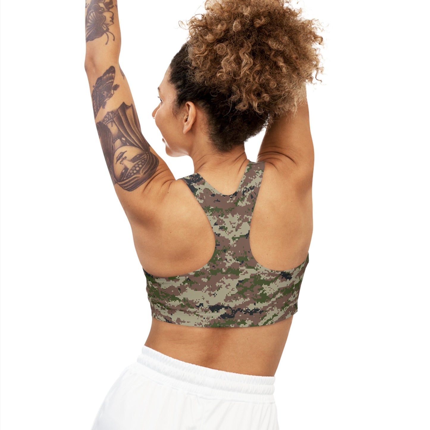 Seamless Camo Sports Bras