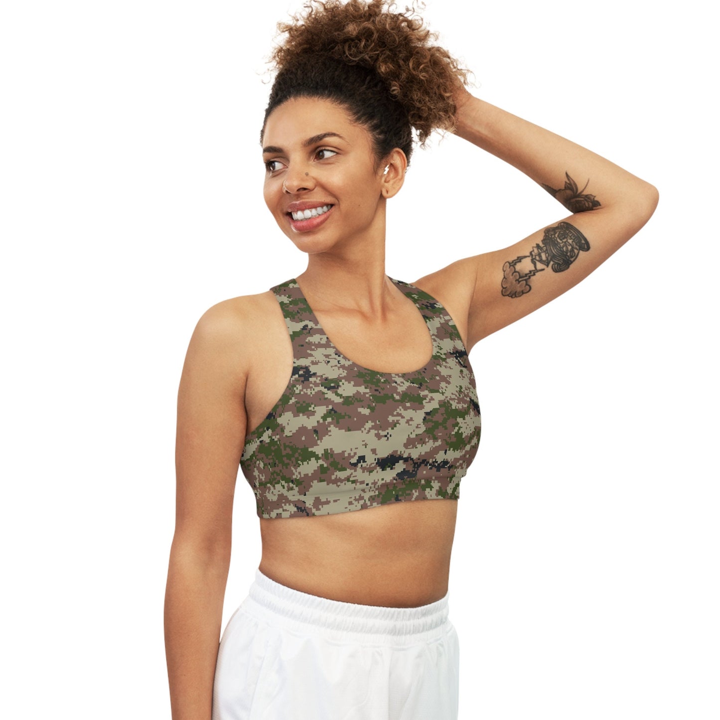 Seamless Camo Sports Bras