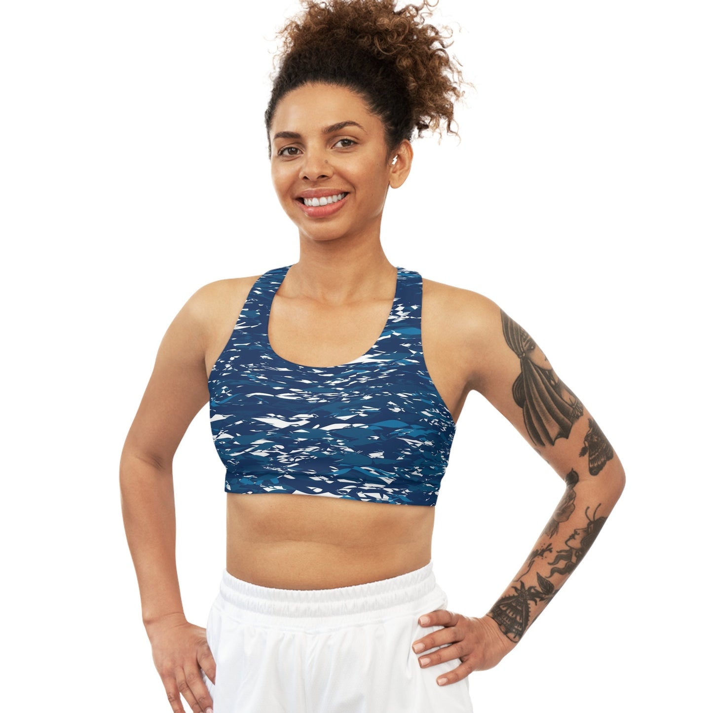 Seamless Camo Sports Bras
