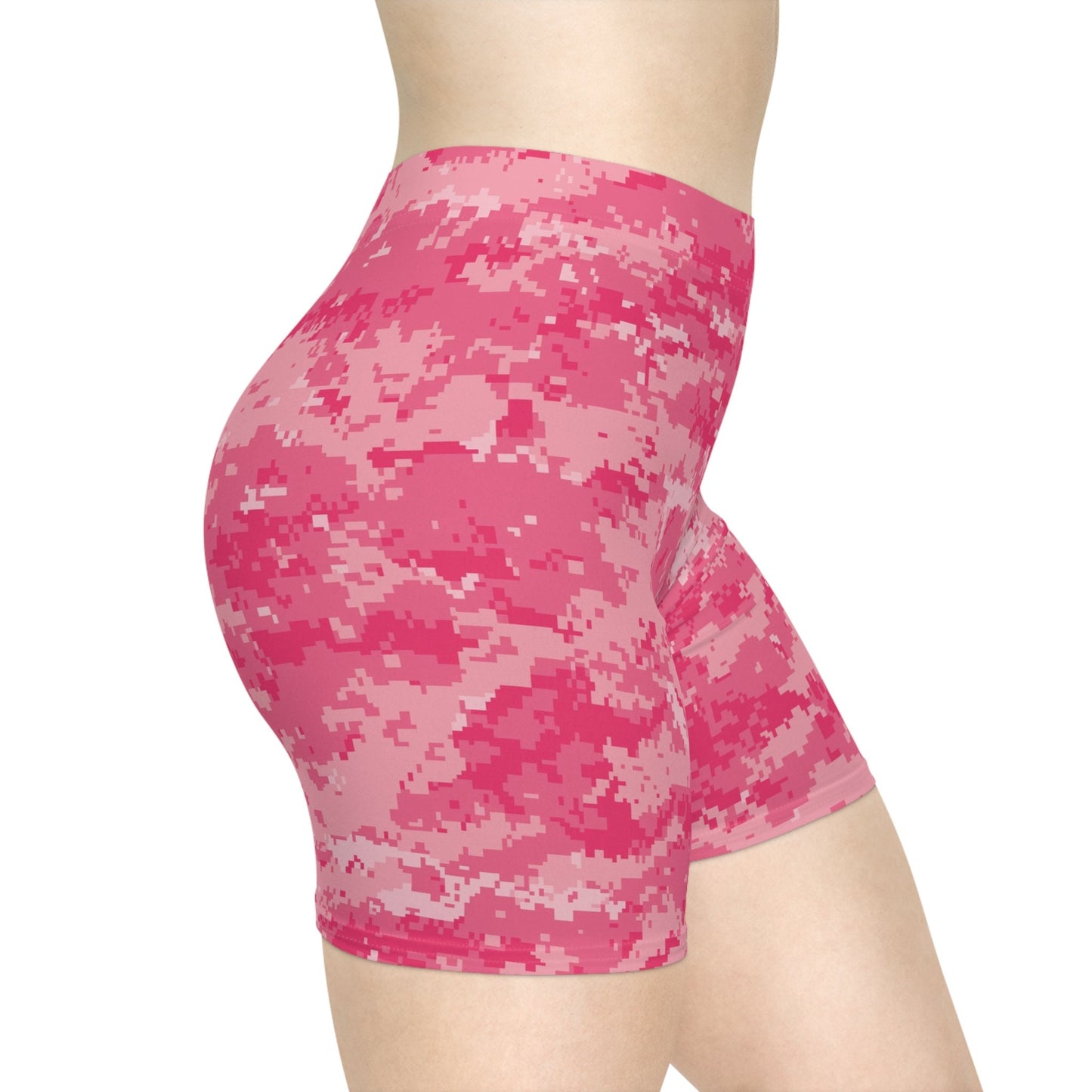 Women's Camo Biker Shorts