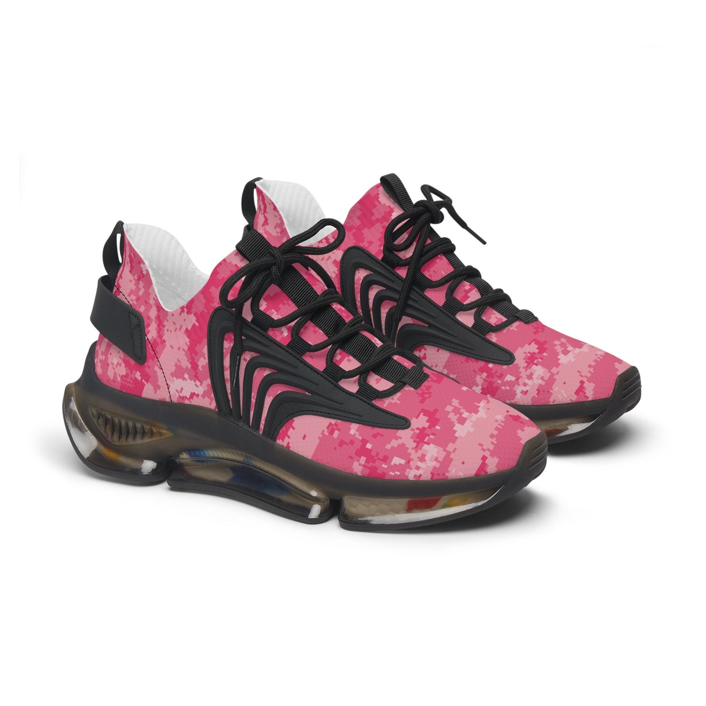 Women's Mesh Red Camo Sneakers