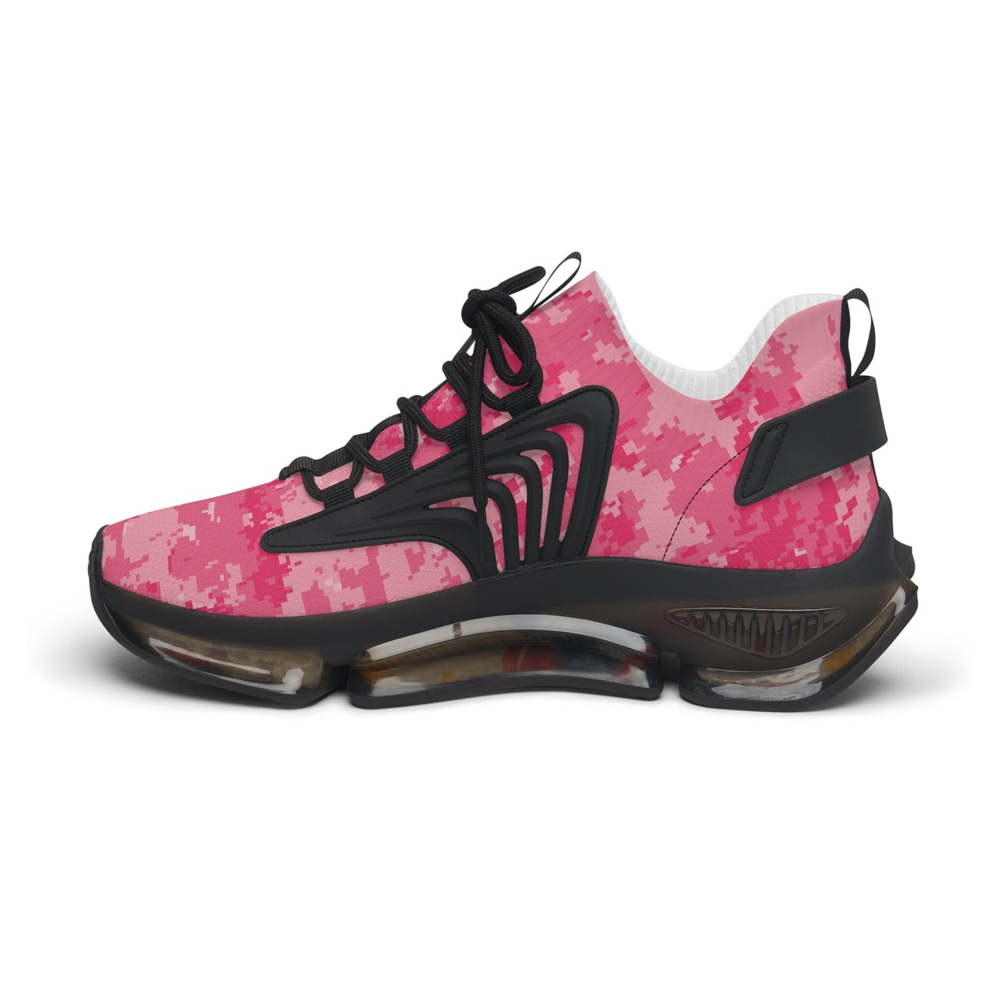 Women's Mesh Red Camo Sneakers