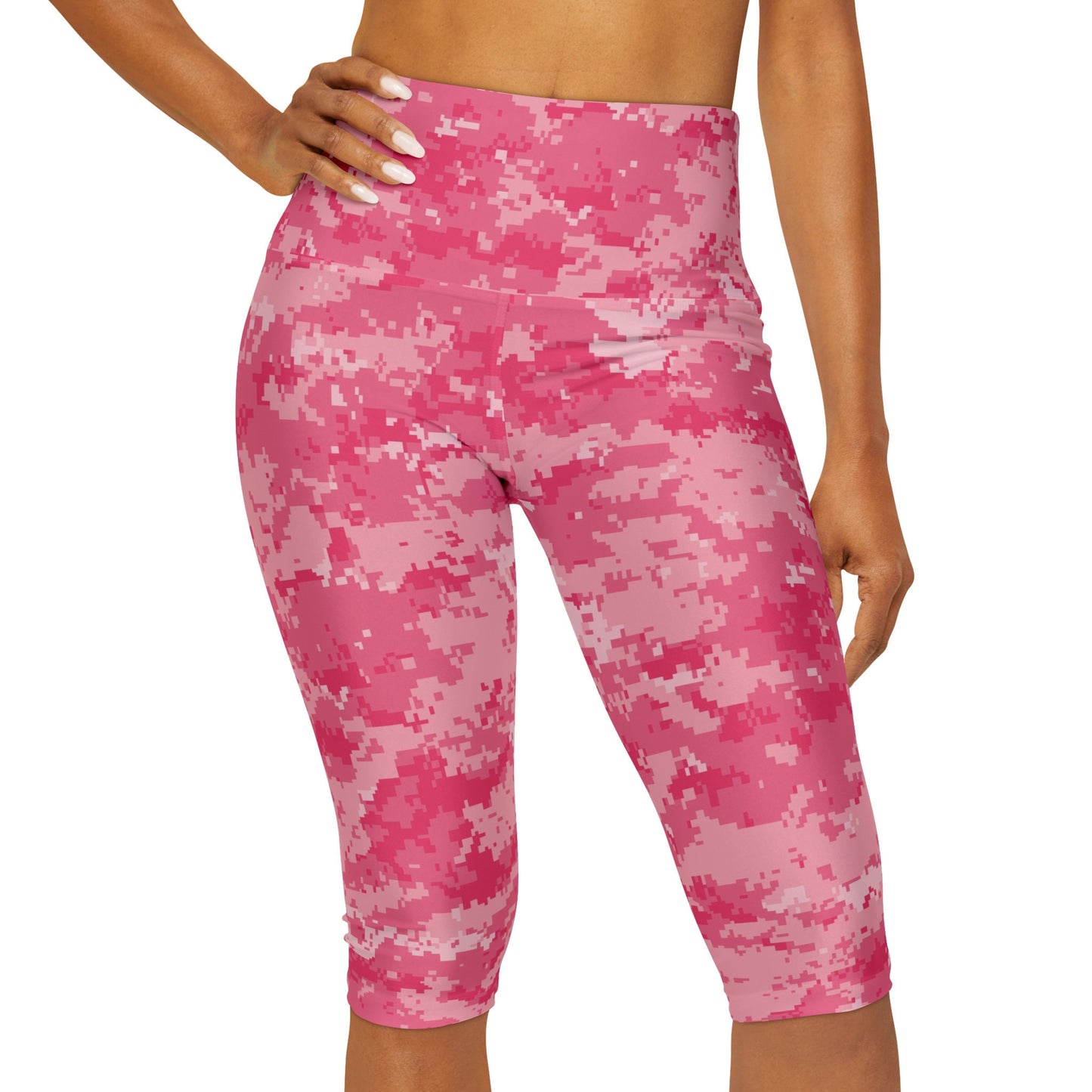 Yoga Camo Capri Leggings