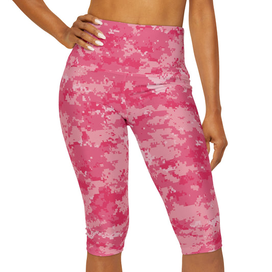 Yoga Camo Capri Leggings