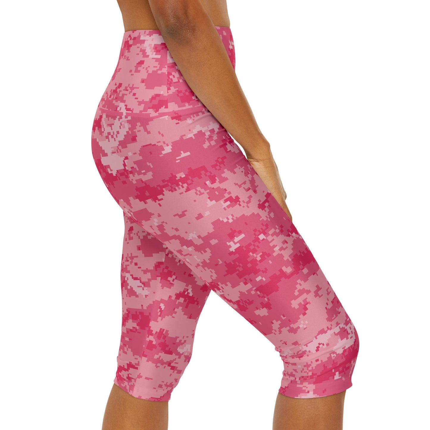Yoga Camo Capri Leggings