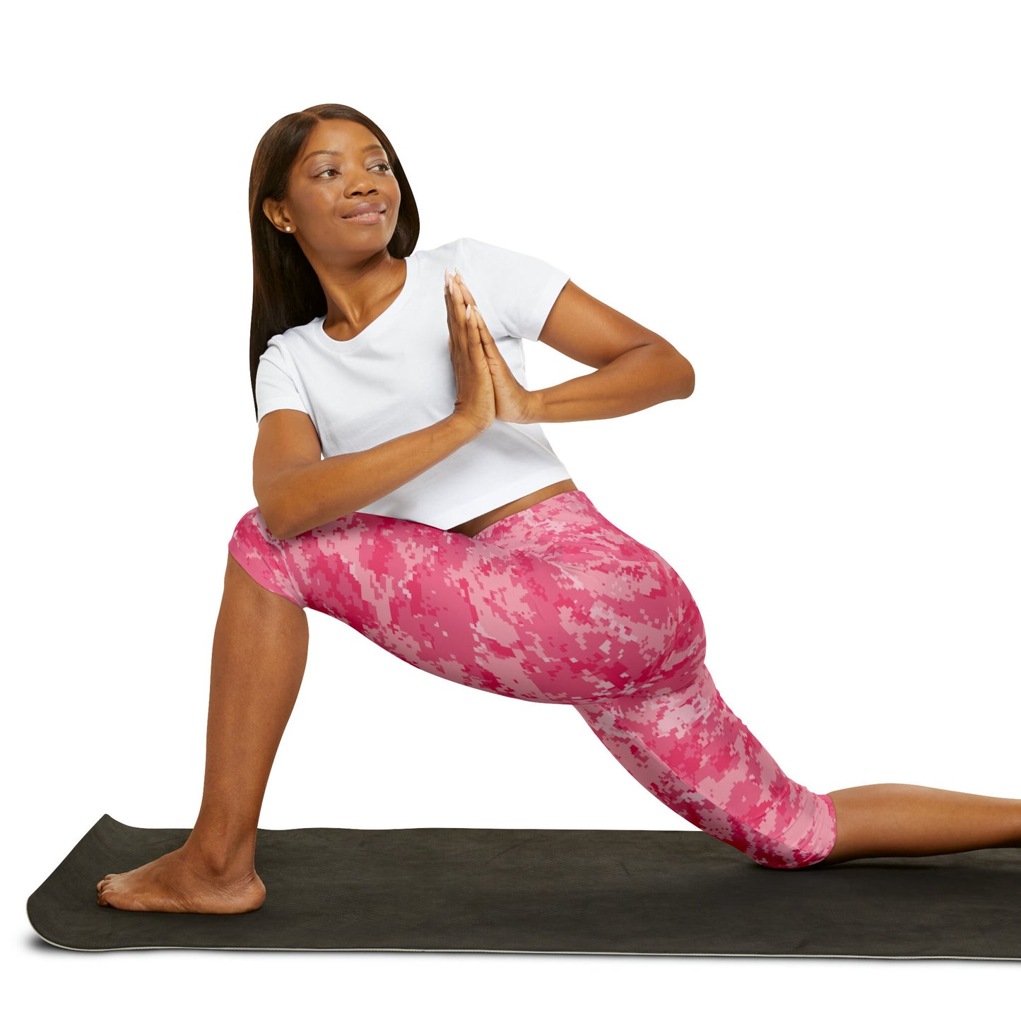 Yoga Camo Capri Leggings