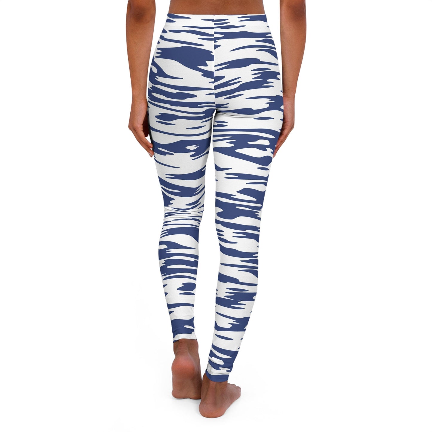 Women's Blue Spandex Leggings