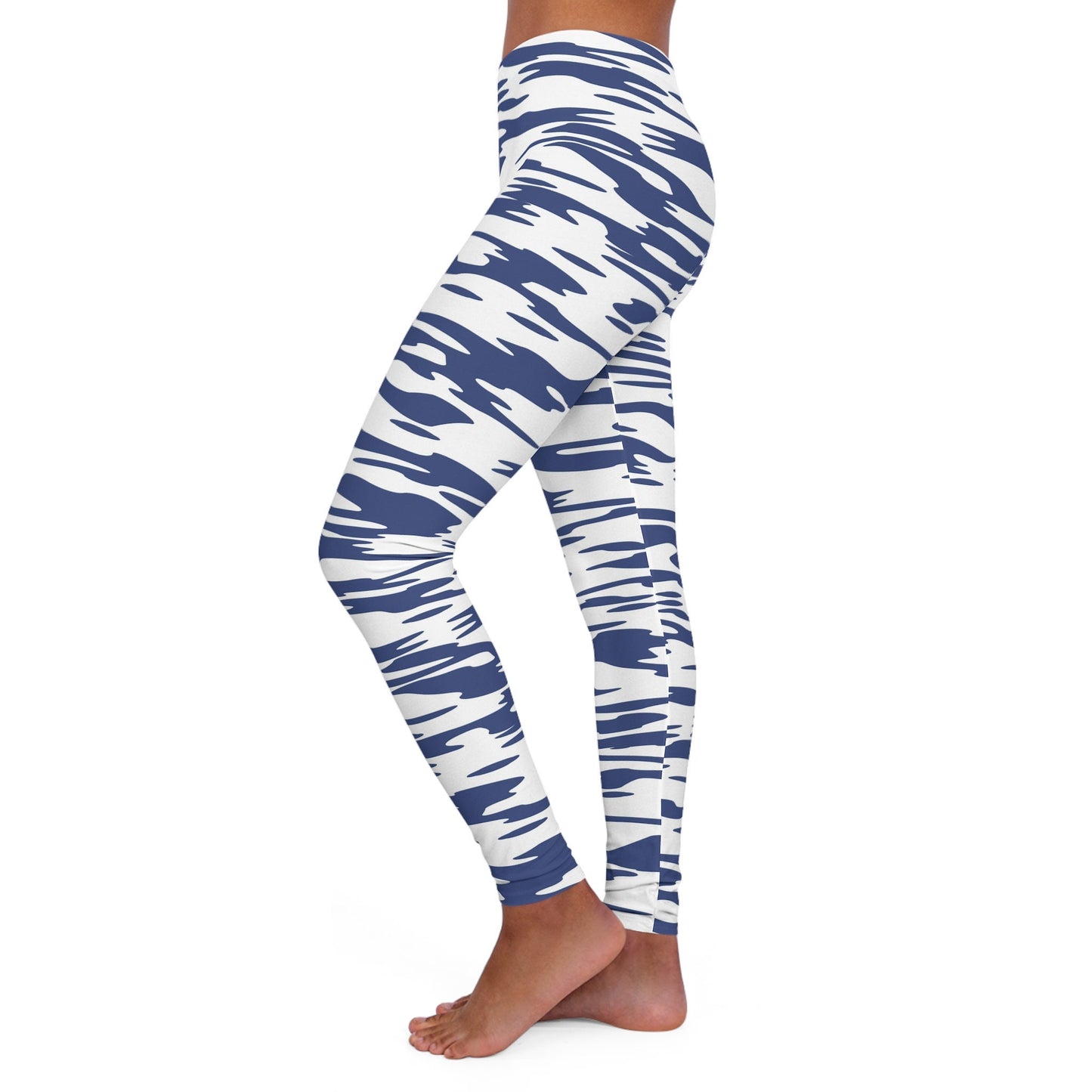 Women's Blue Spandex Leggings