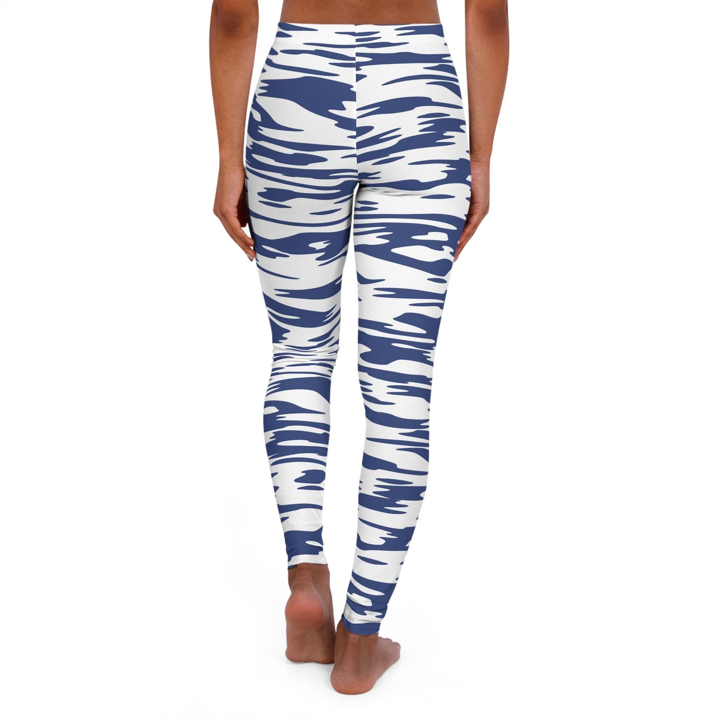 Women's Blue Spandex Leggings