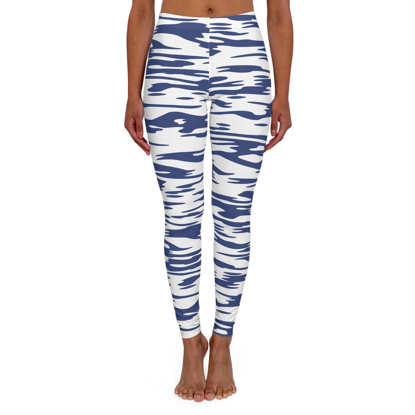 Women's Blue Spandex Leggings