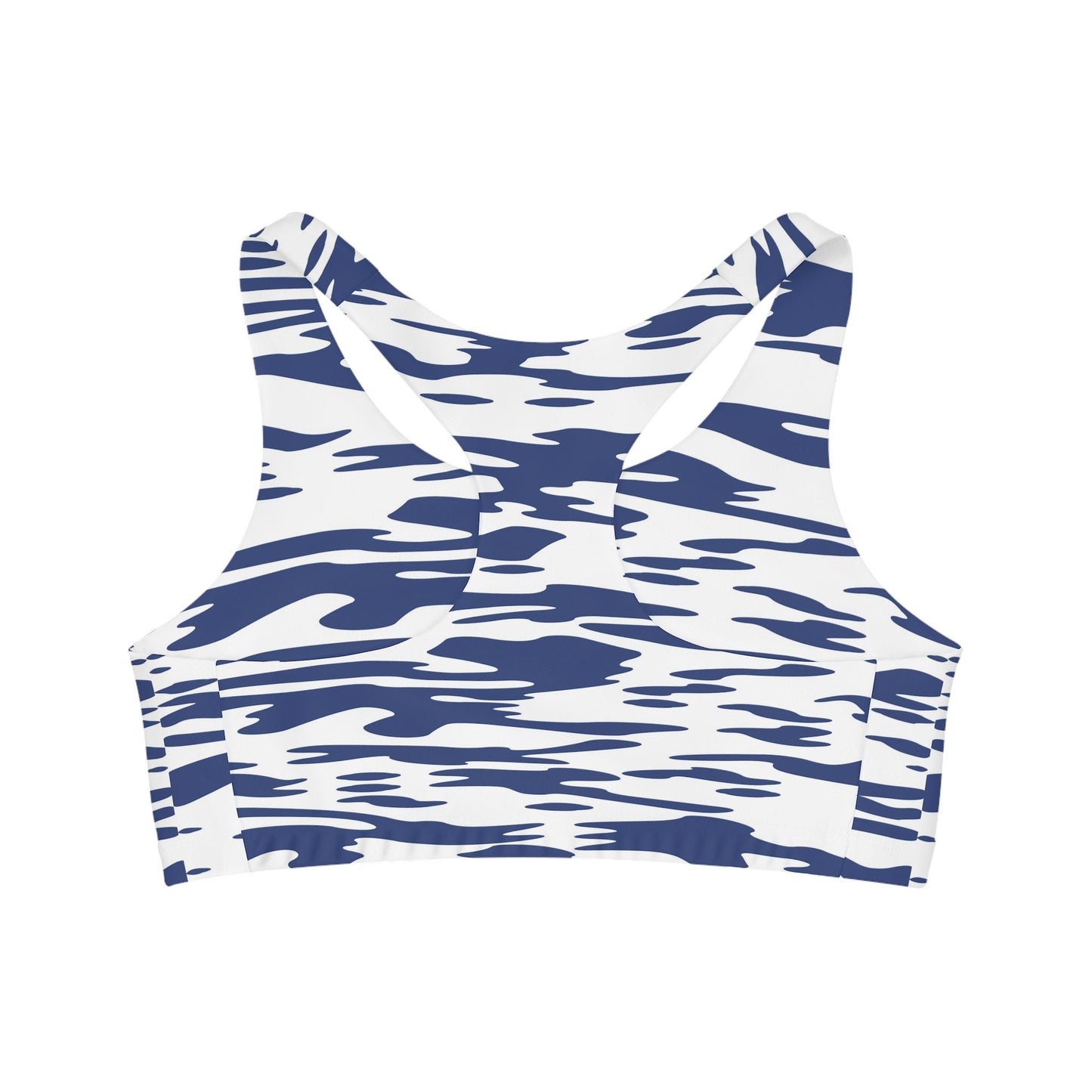Seamless Blue Sports Bras