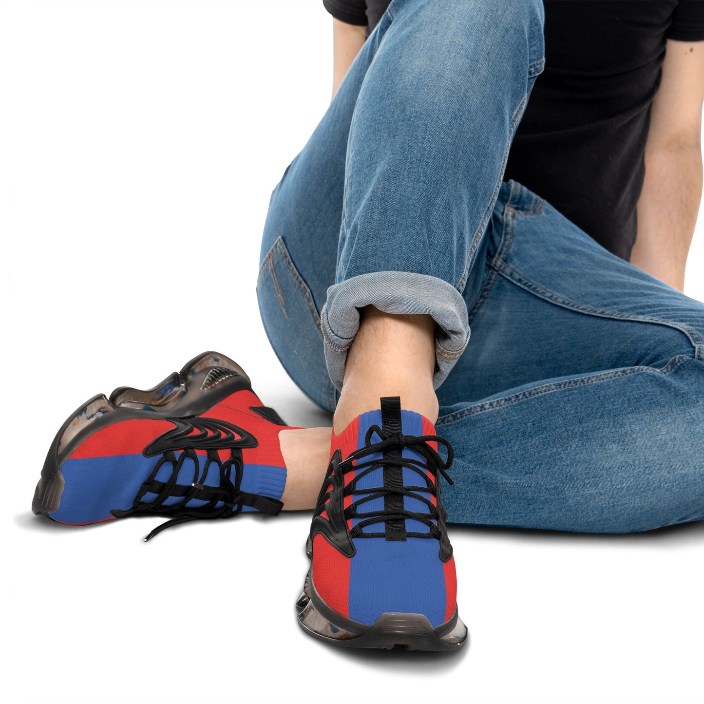 Men's Red White And Blue Sneakers