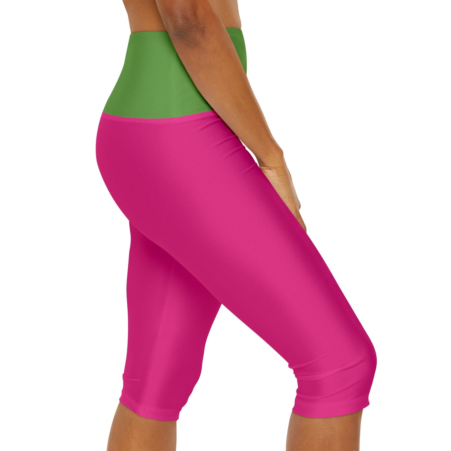Yoga Capri Pink Leggings