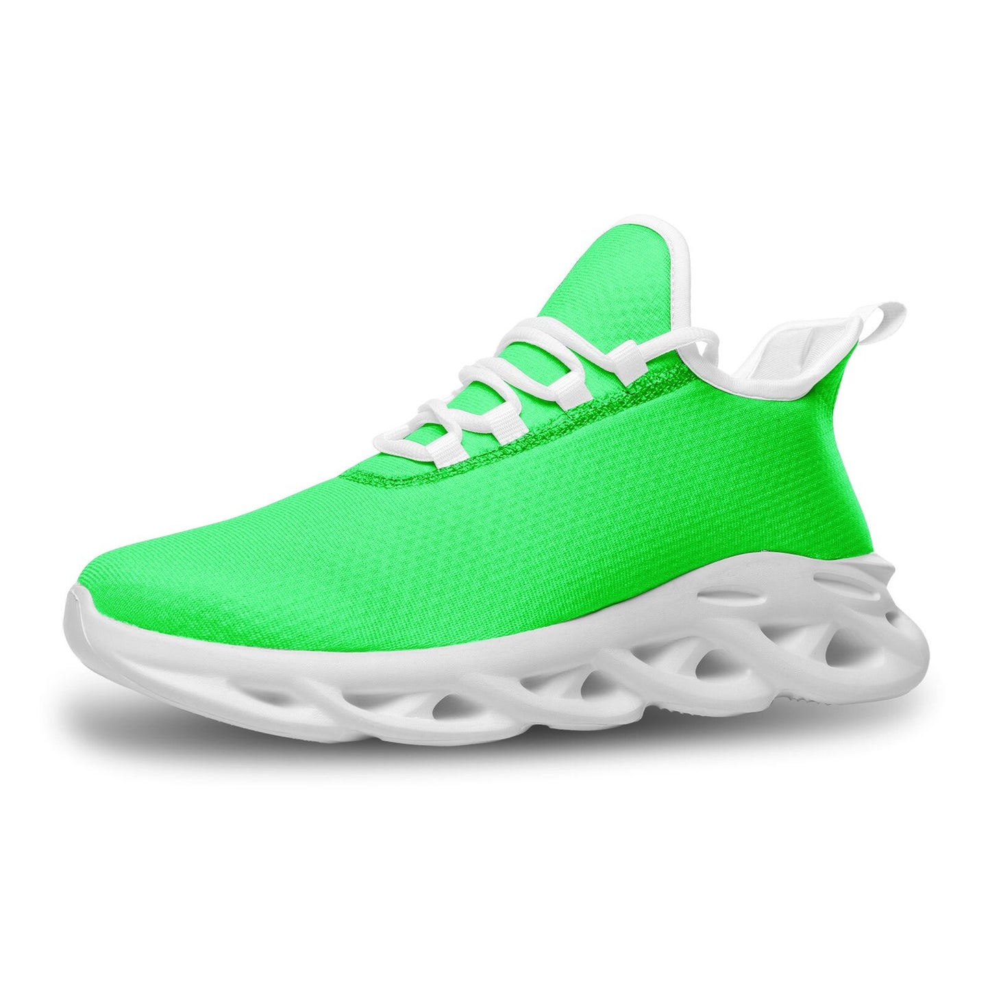 Bright Green Running Sneakers Unisex Size Green Sneakers