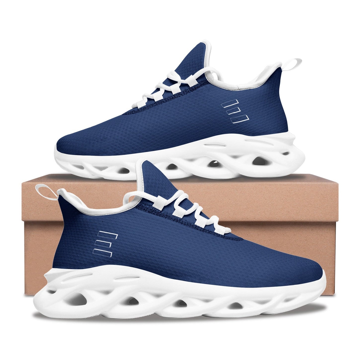 Navy Blue Sneakers Unisex Sizes Blue Sneakers