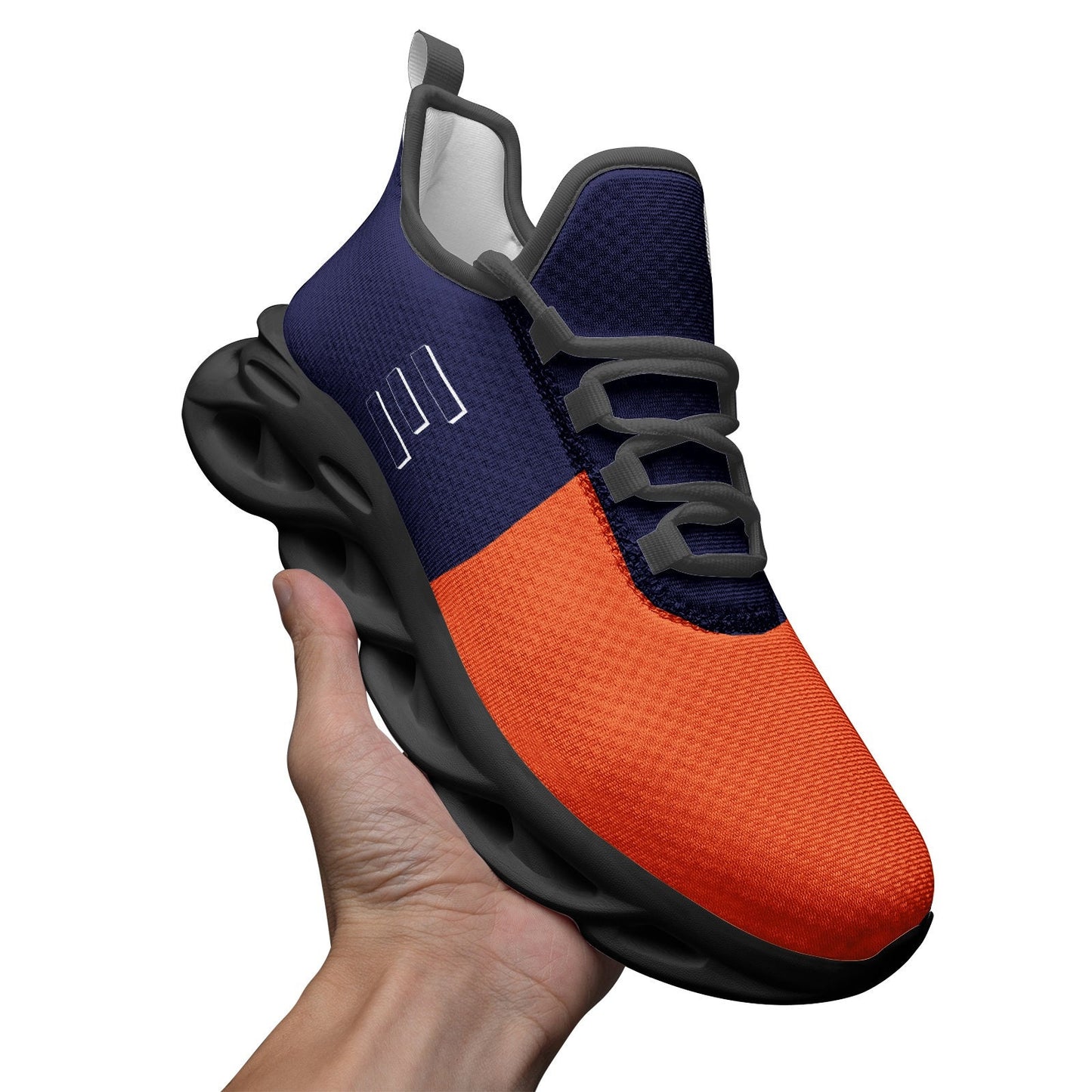 Blue and Orange Sneakers Unisex Sizes