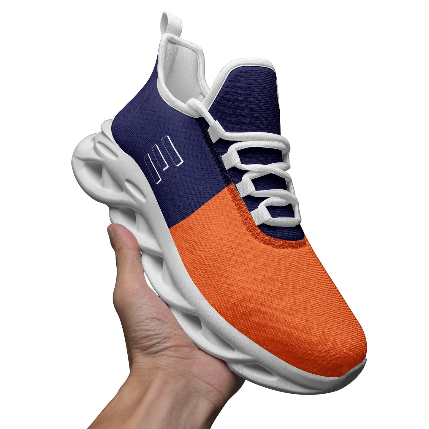 Blue and Orange Sneakers Unisex Sizes