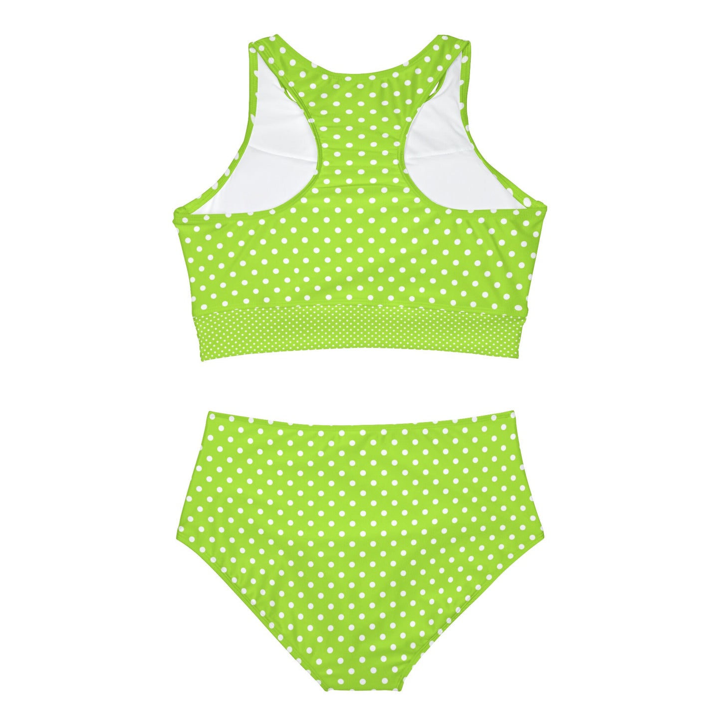 Green Polka Dot Bikini Set