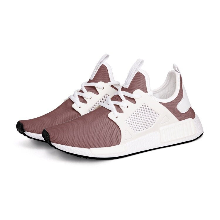 Unisex Lightweight Burgundy Sneakers