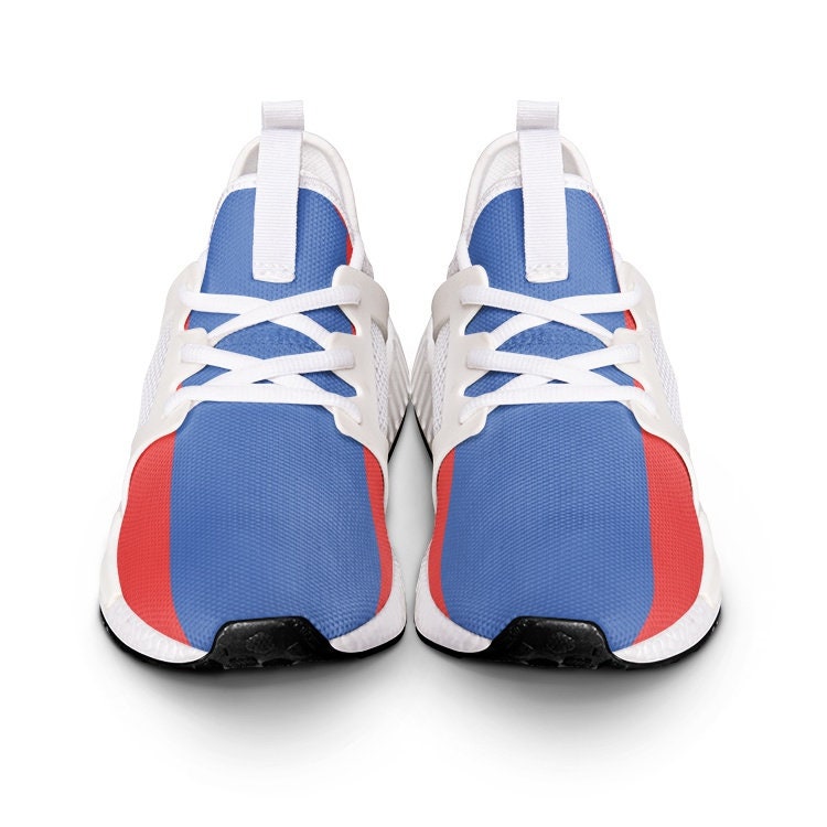 Unisex Lightweight Red White And Blue Sneakers