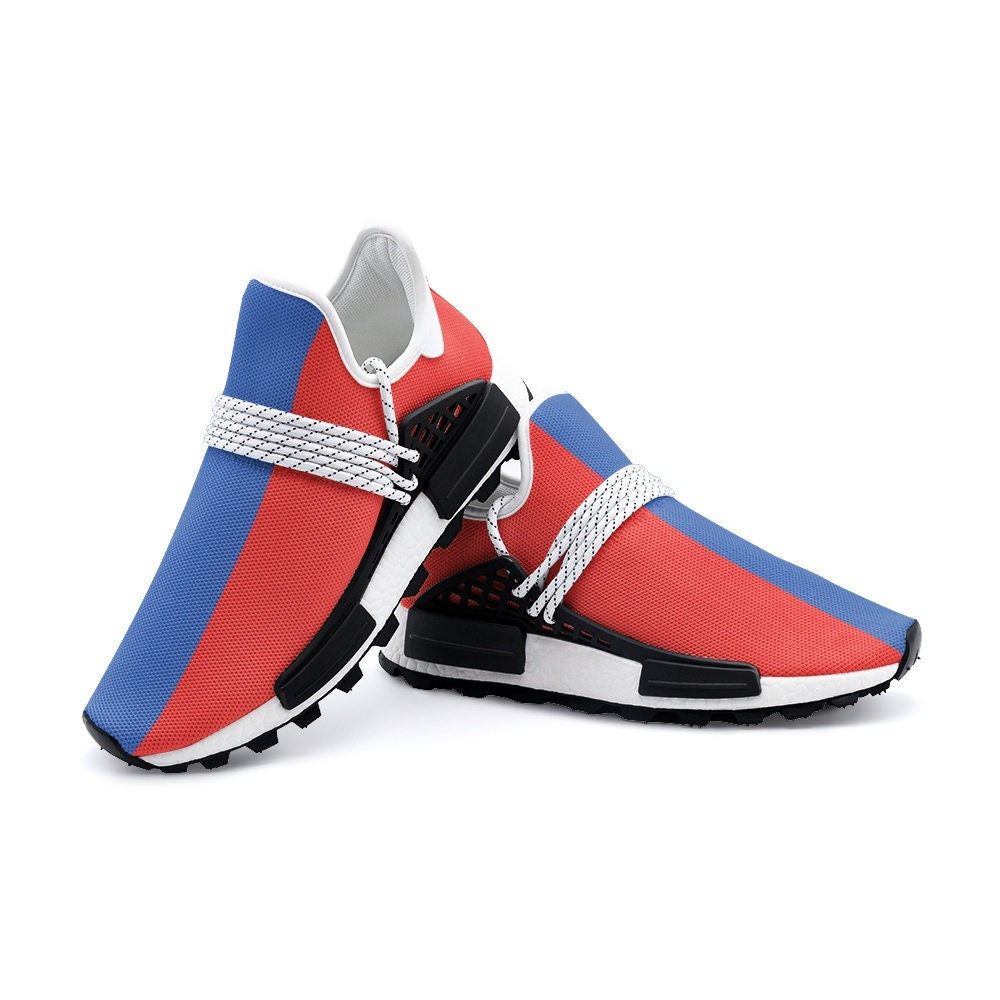 Unisex Red White And Blue Lightweight Sneaker