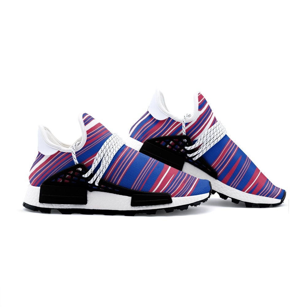 Unisex Lightweight Red and Blue Sneakers
