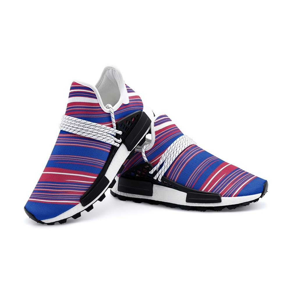 Unisex Lightweight Red and Blue Sneakers