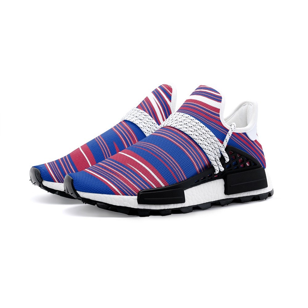 Unisex Lightweight Red and Blue Sneakers