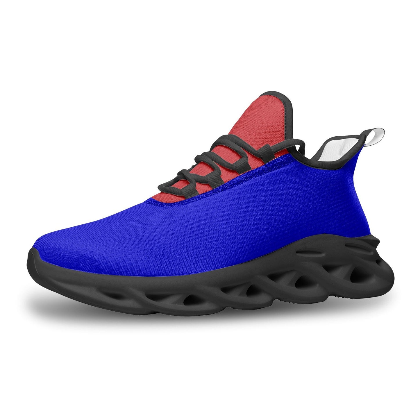 Blue and Red Sneakers