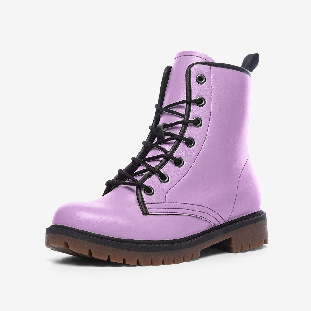 Casual Leather Lightweight Pink boots
