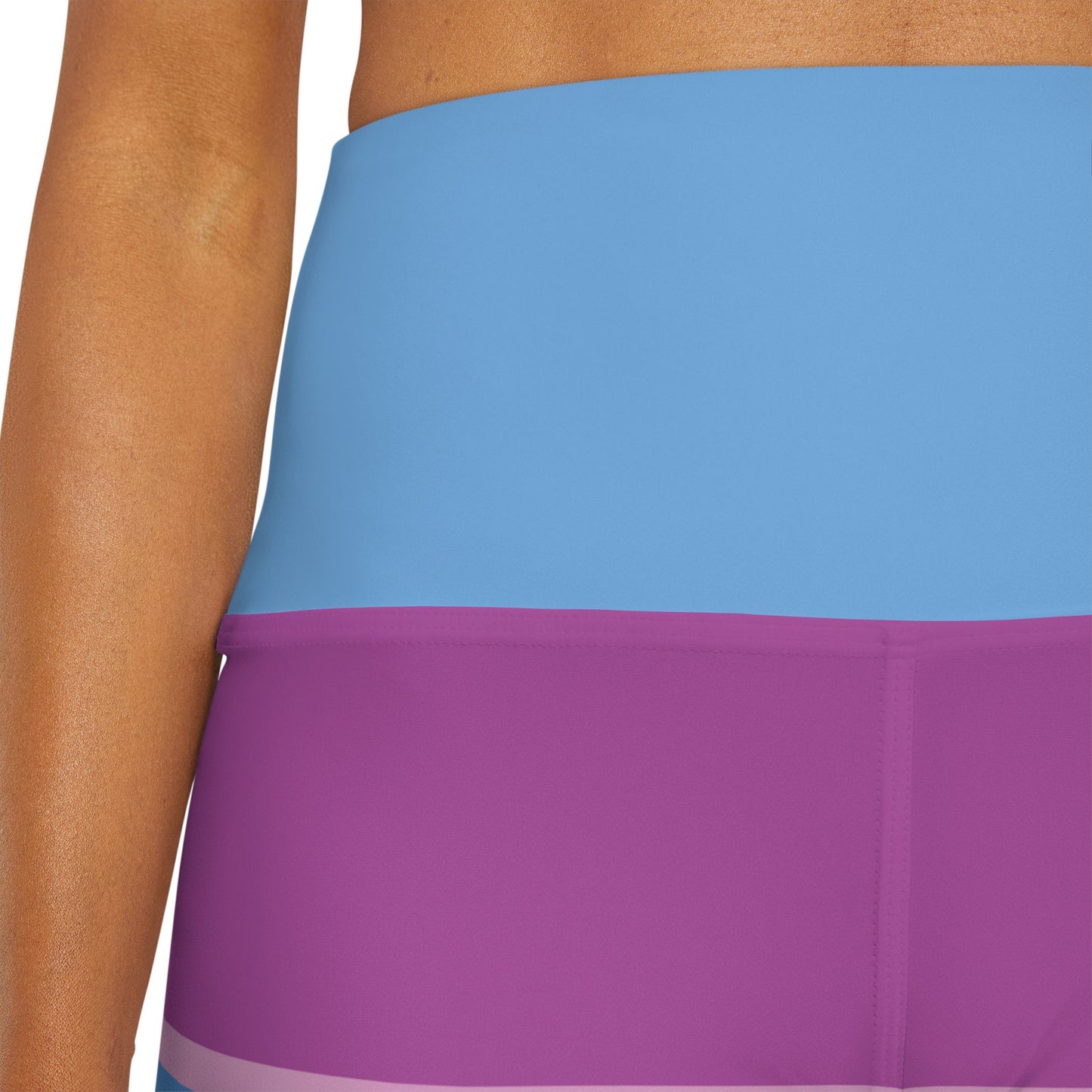 Multi Color High Waisted Yoga Shorts