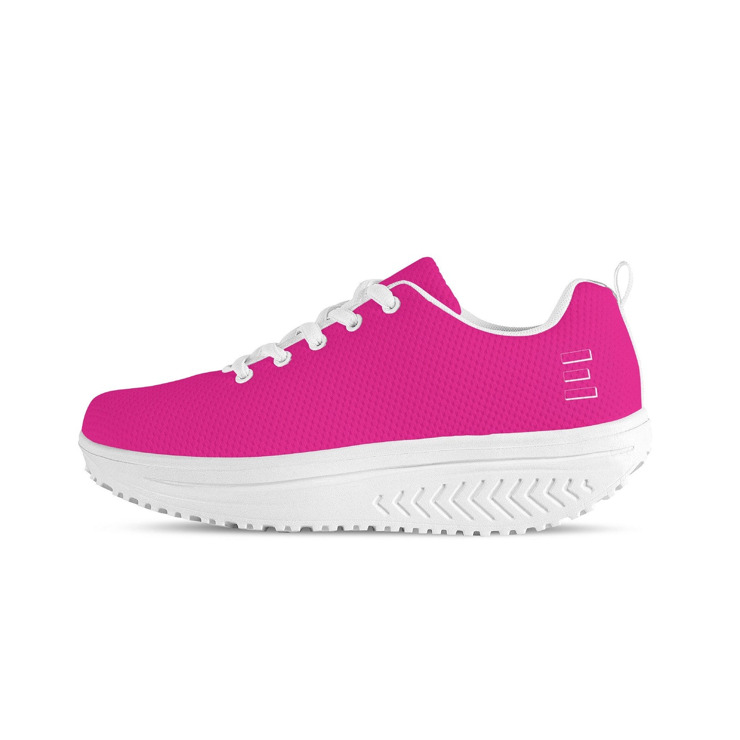 Women's Mesh Pink Heightening Shaking Shoe