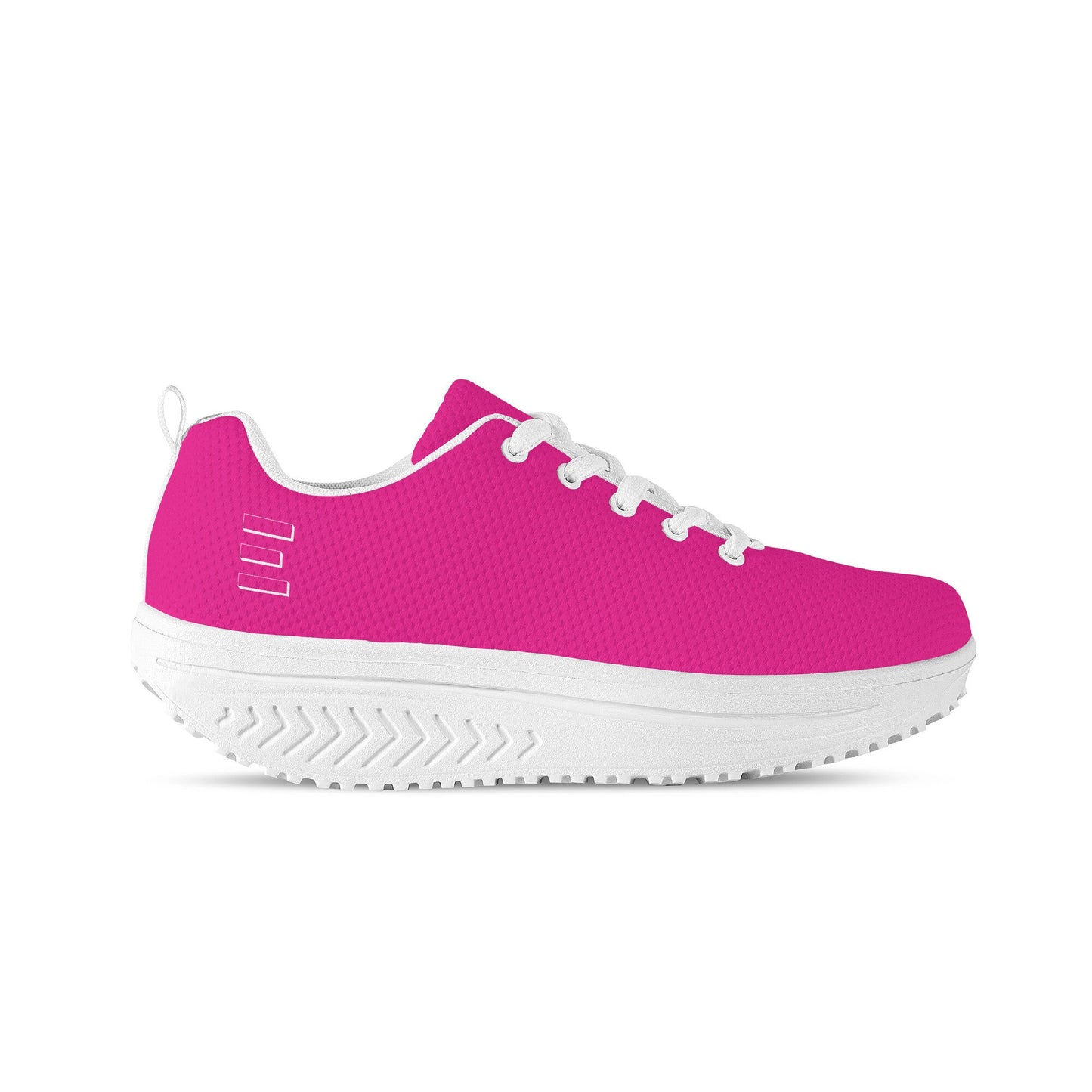Women's Mesh Pink Heightening Shaking Shoe