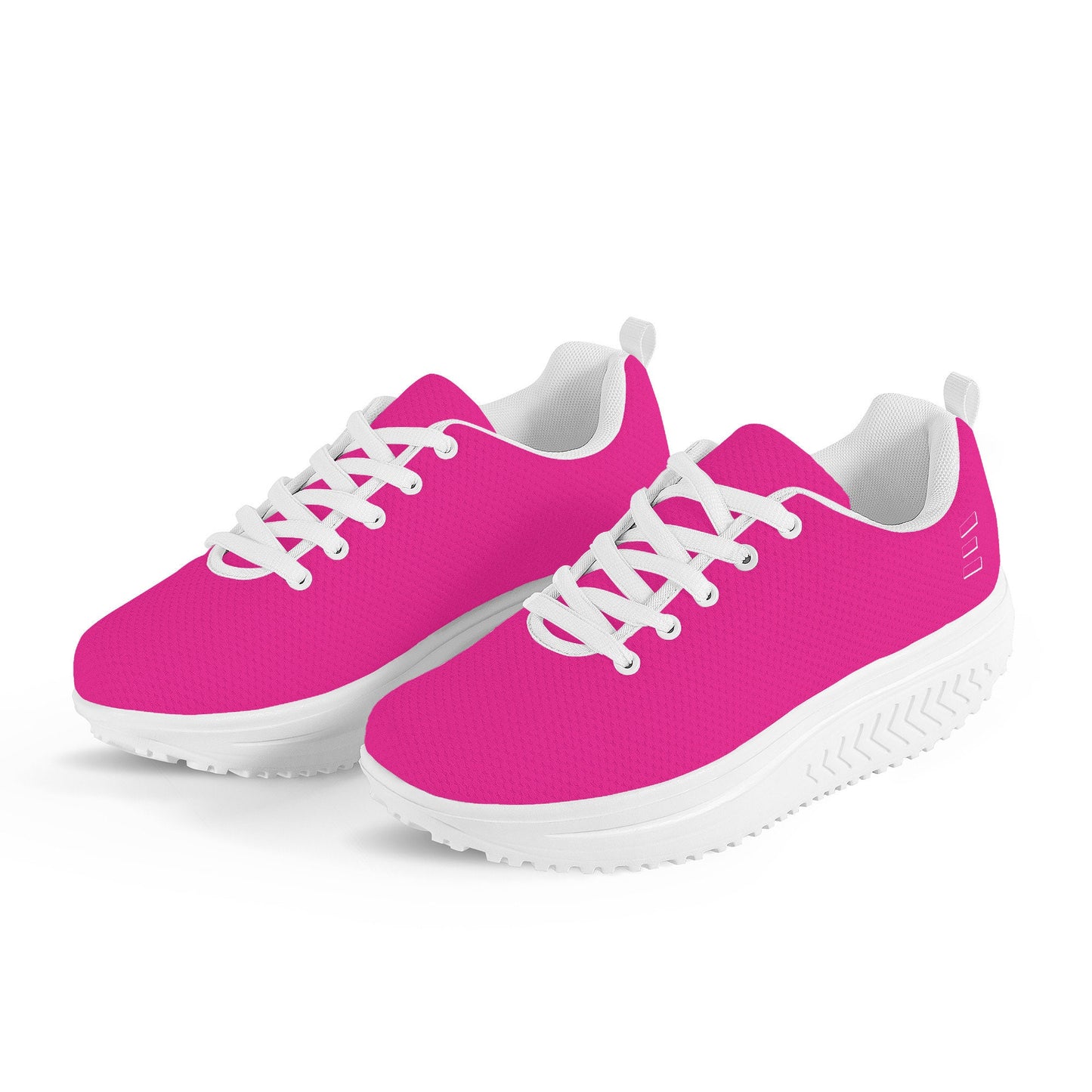 Women's Mesh Pink Heightening Shaking Shoe