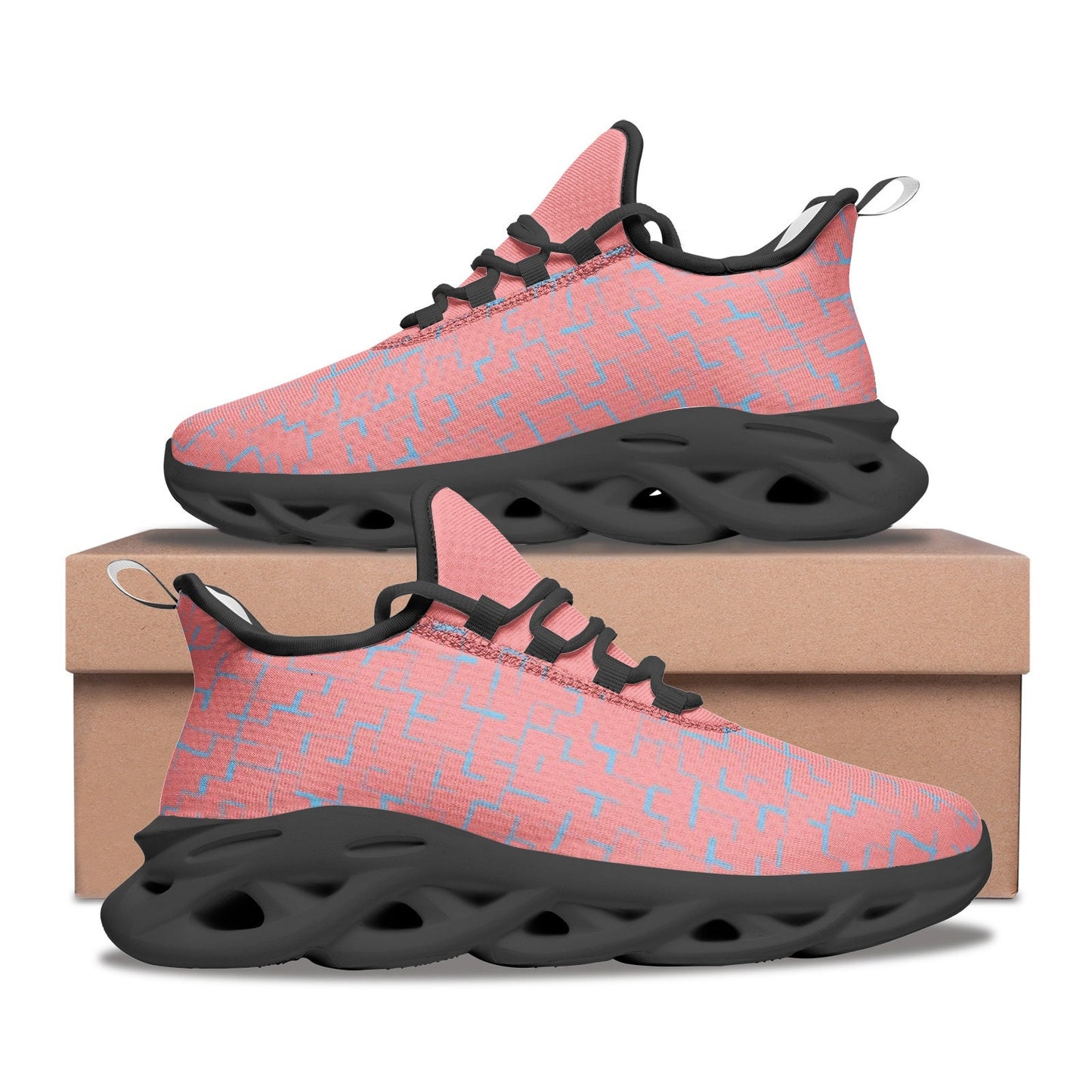 Peach Color Sneakers Unisex