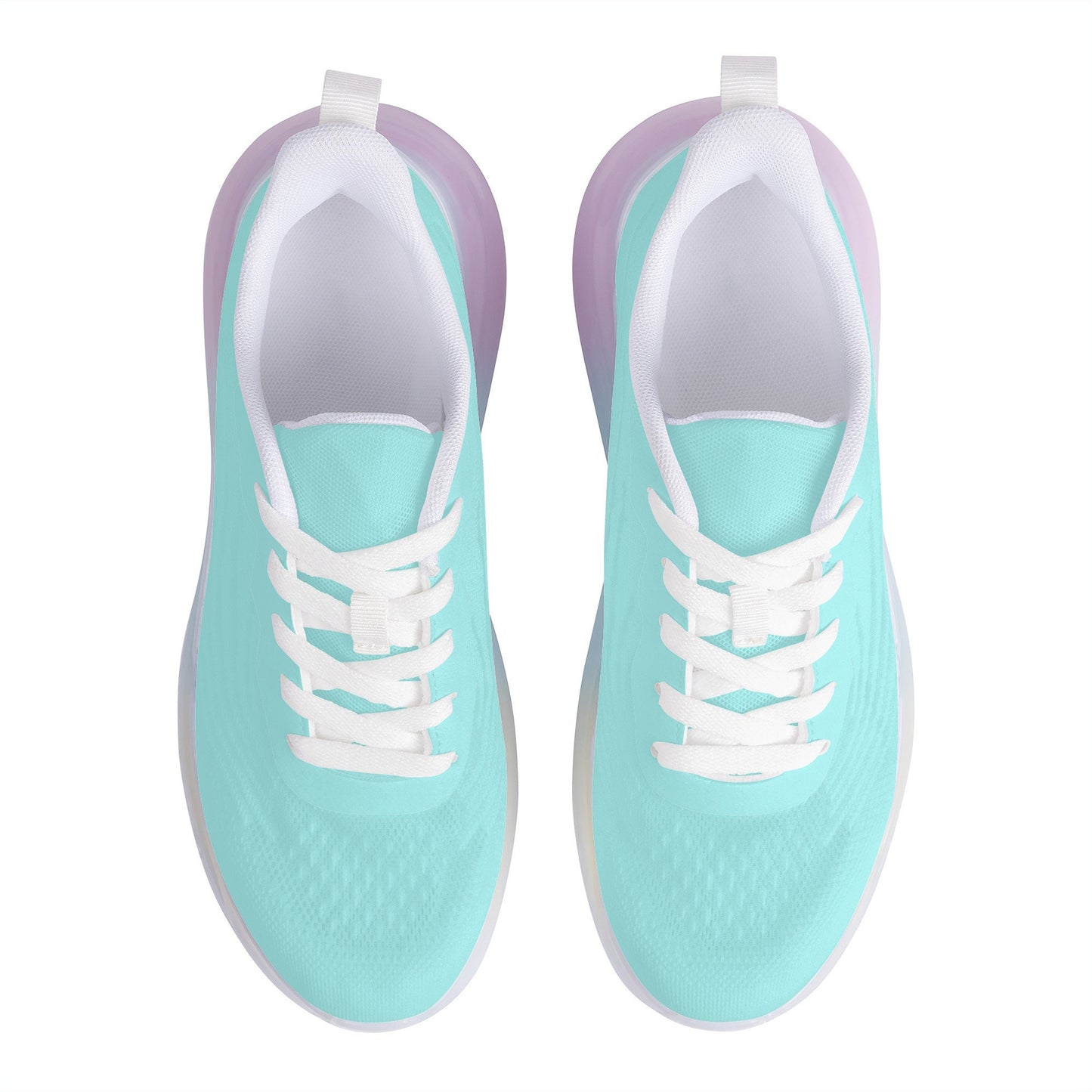 Women's Aqua Color Cushion Running Shoes