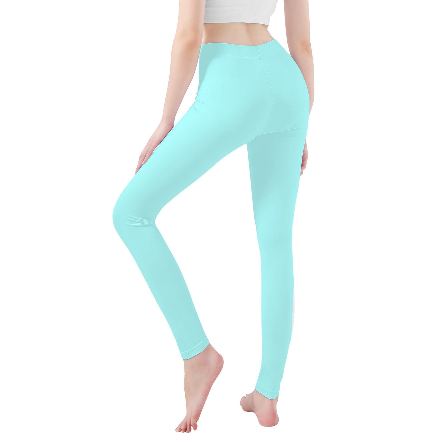 Aqua Color Yoga Leggings