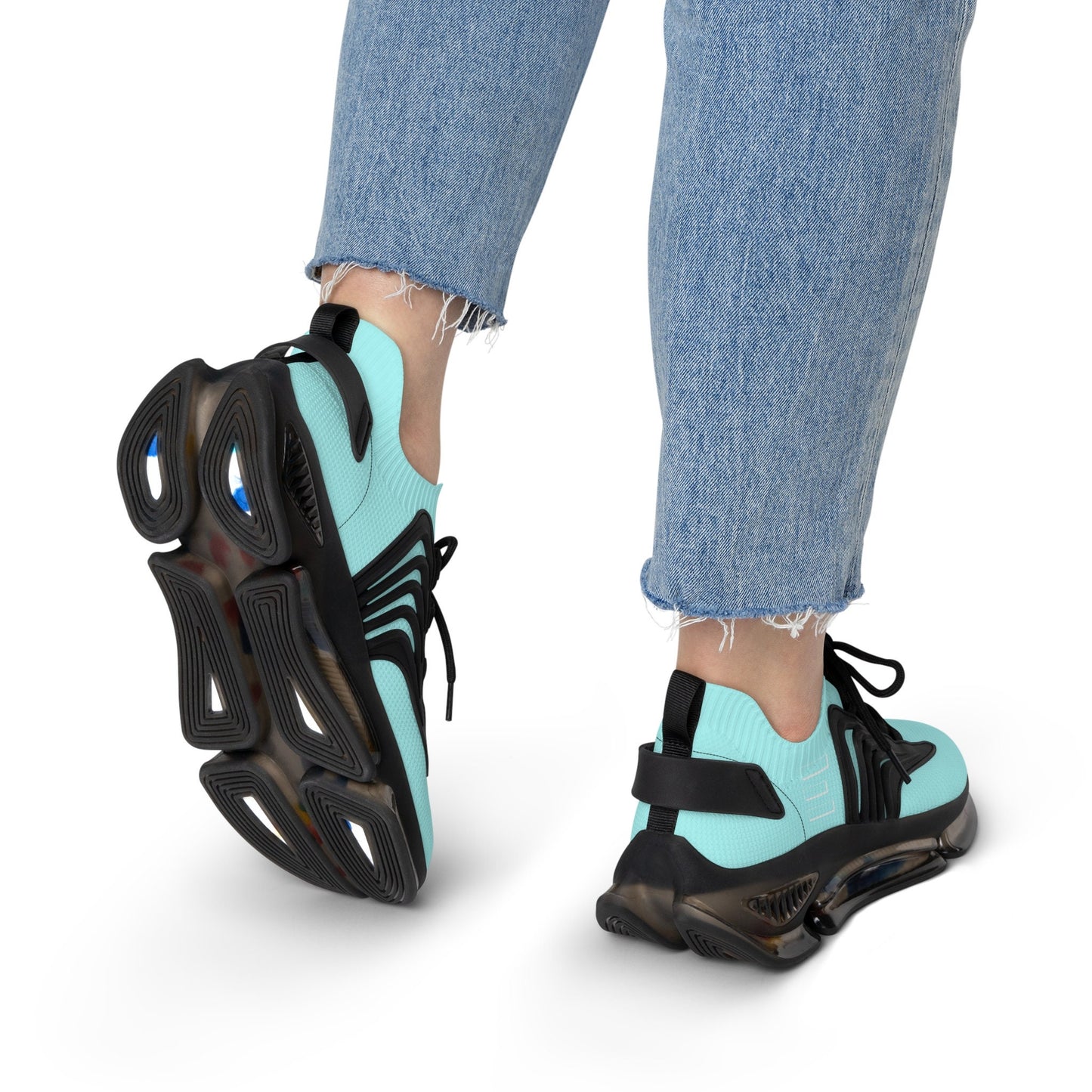 Women's Aqua Color Sneakers