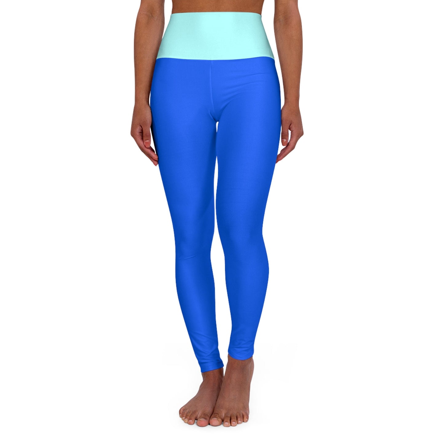 Blue Skinny Fit Leggings