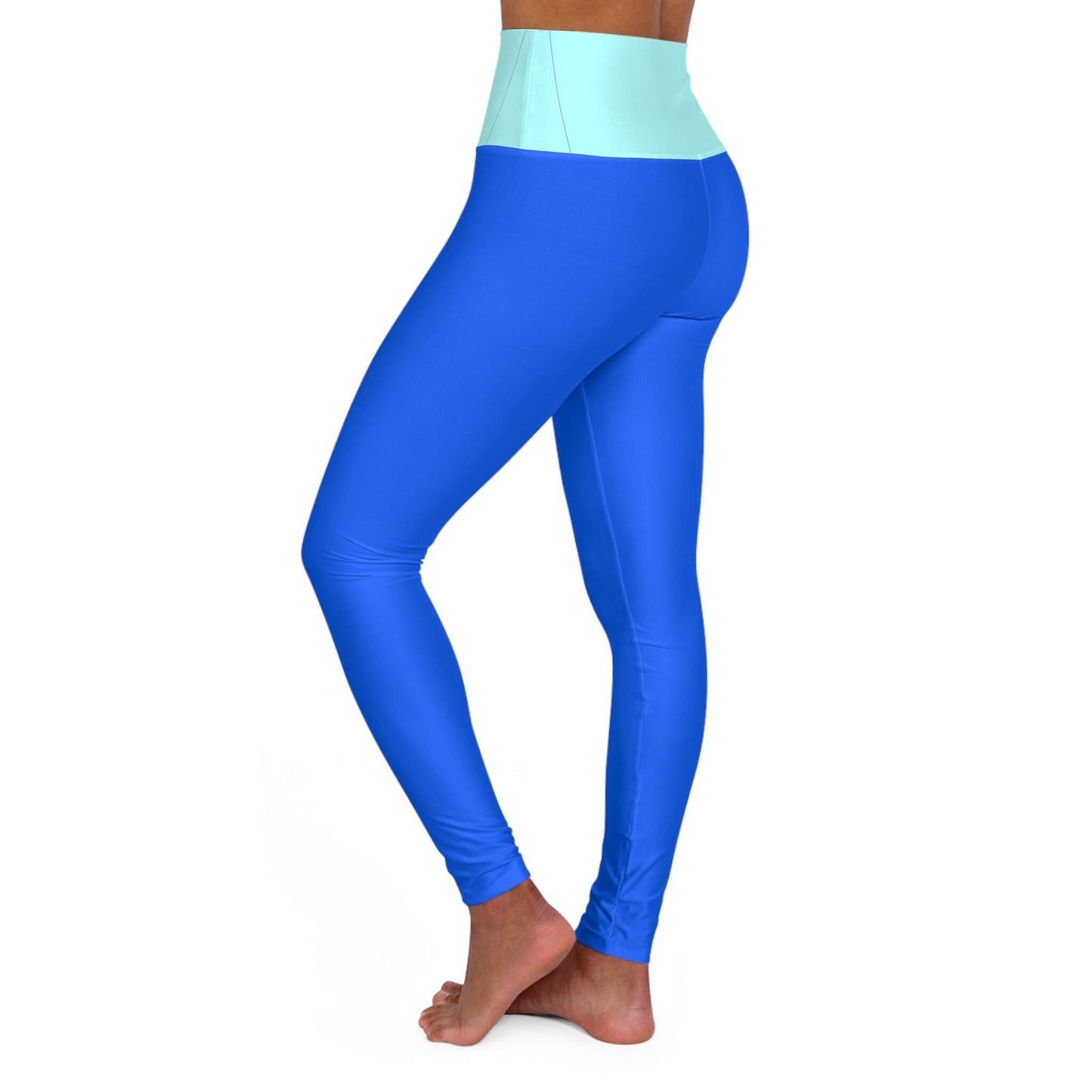 Blue Skinny Fit Leggings
