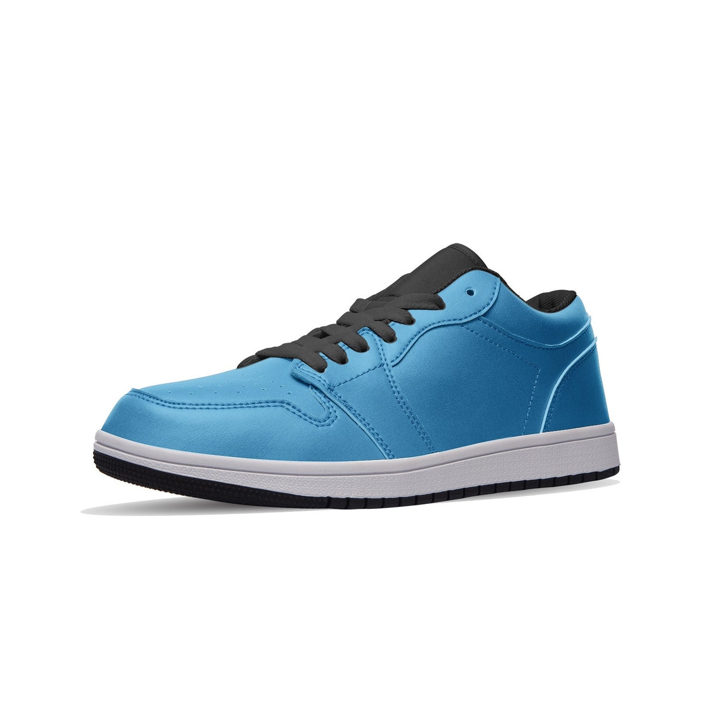 Light Blue Leather Sneakers Unisex