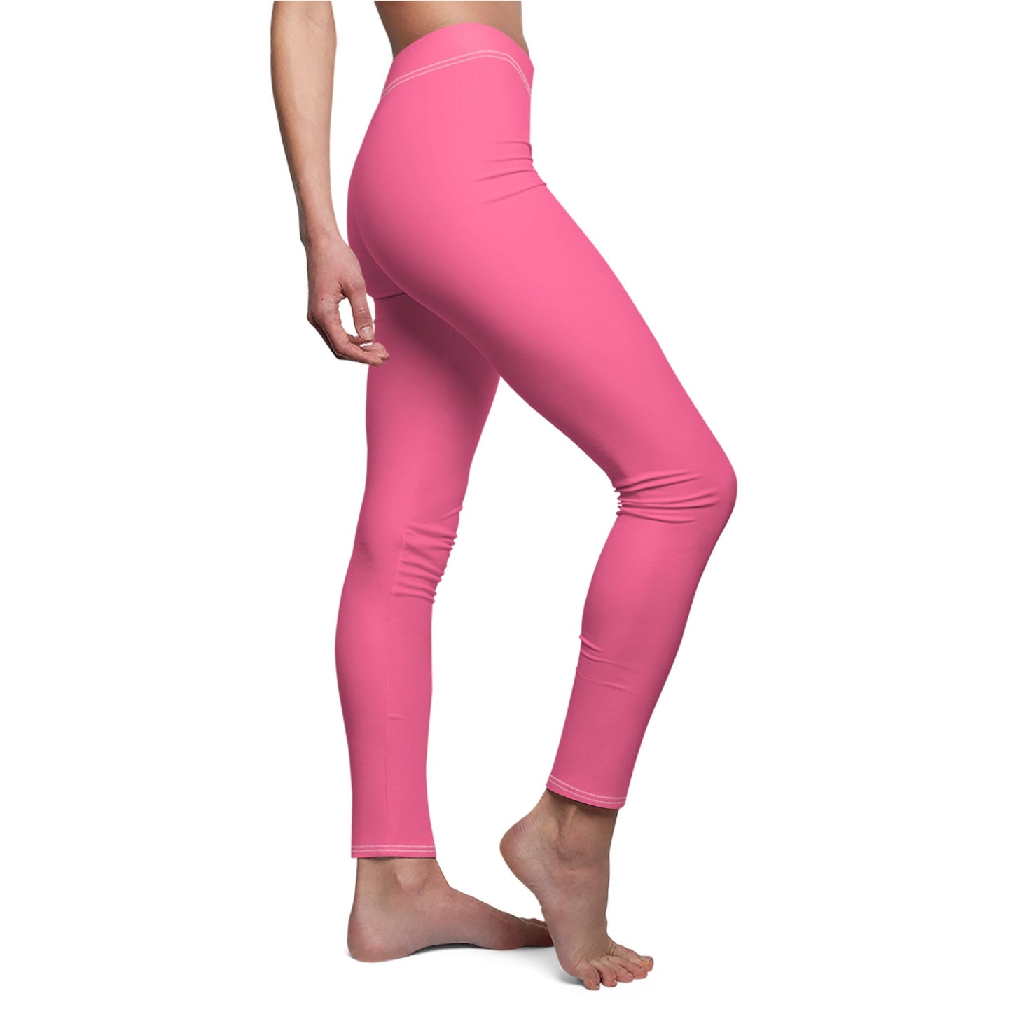 Salmon Color Casual Leggings