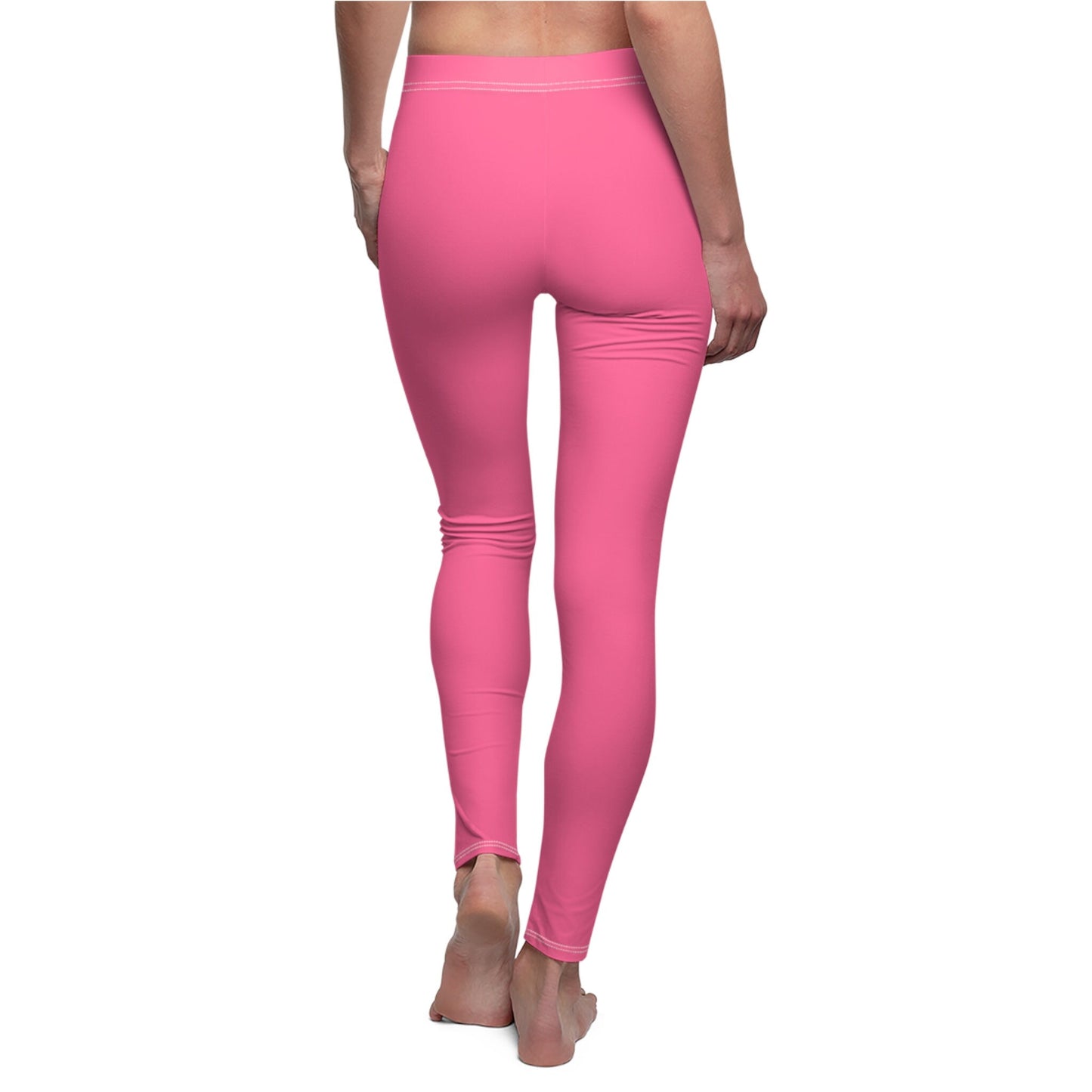 Salmon Color Casual Leggings