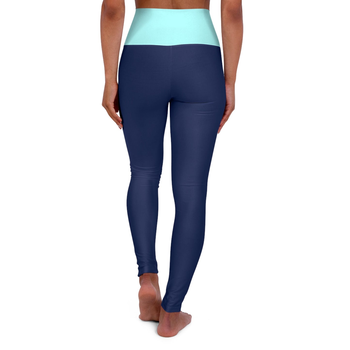 Skinny Fit Blue Leggings