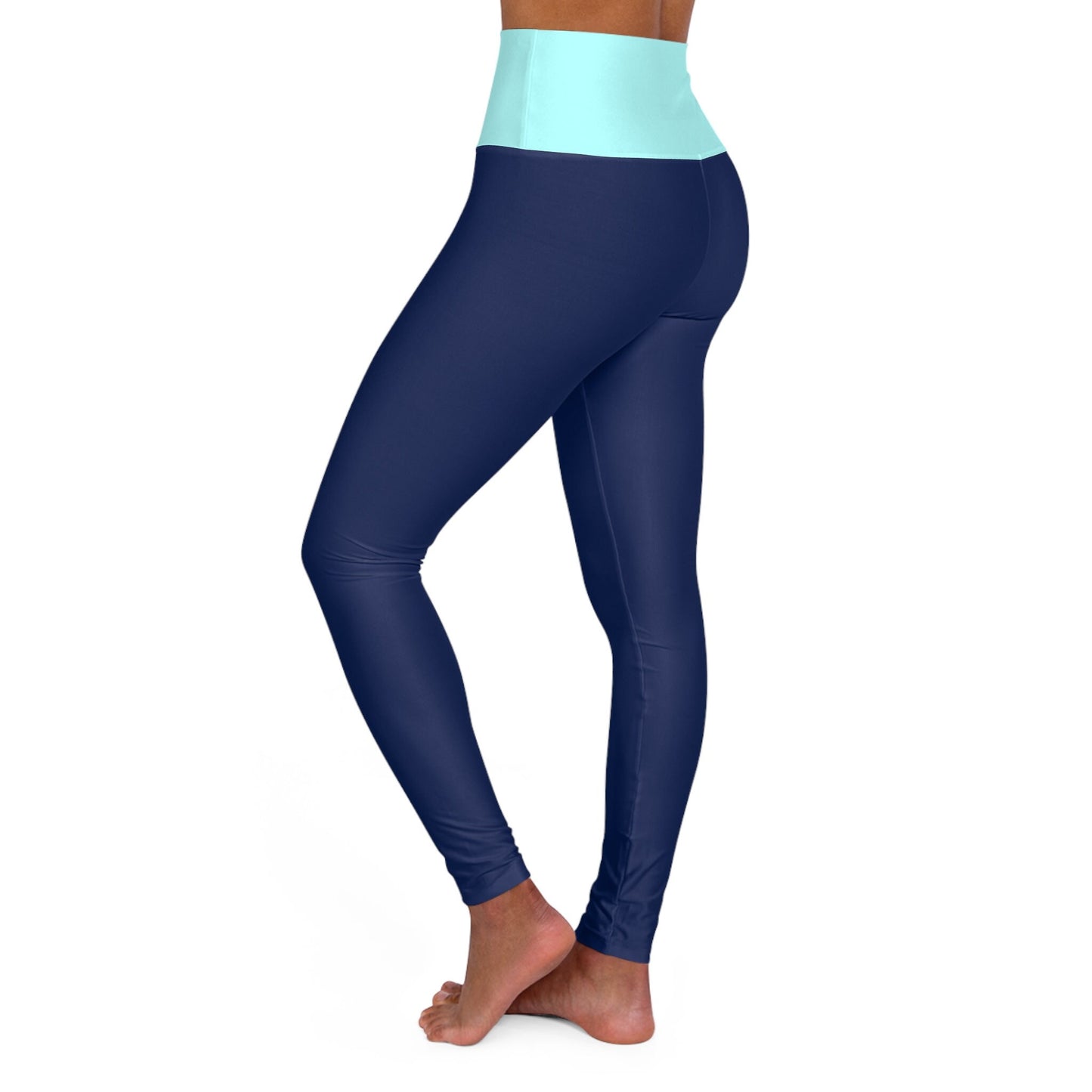 Skinny Fit Blue Leggings