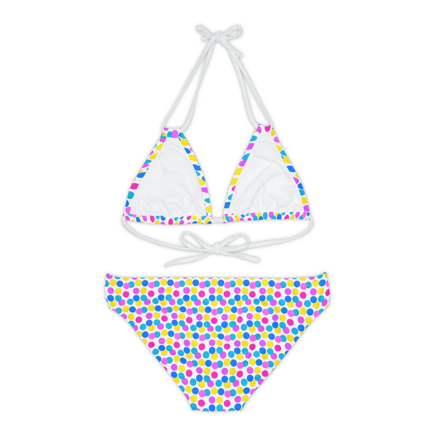 Colorful Strappy Bikini Set
