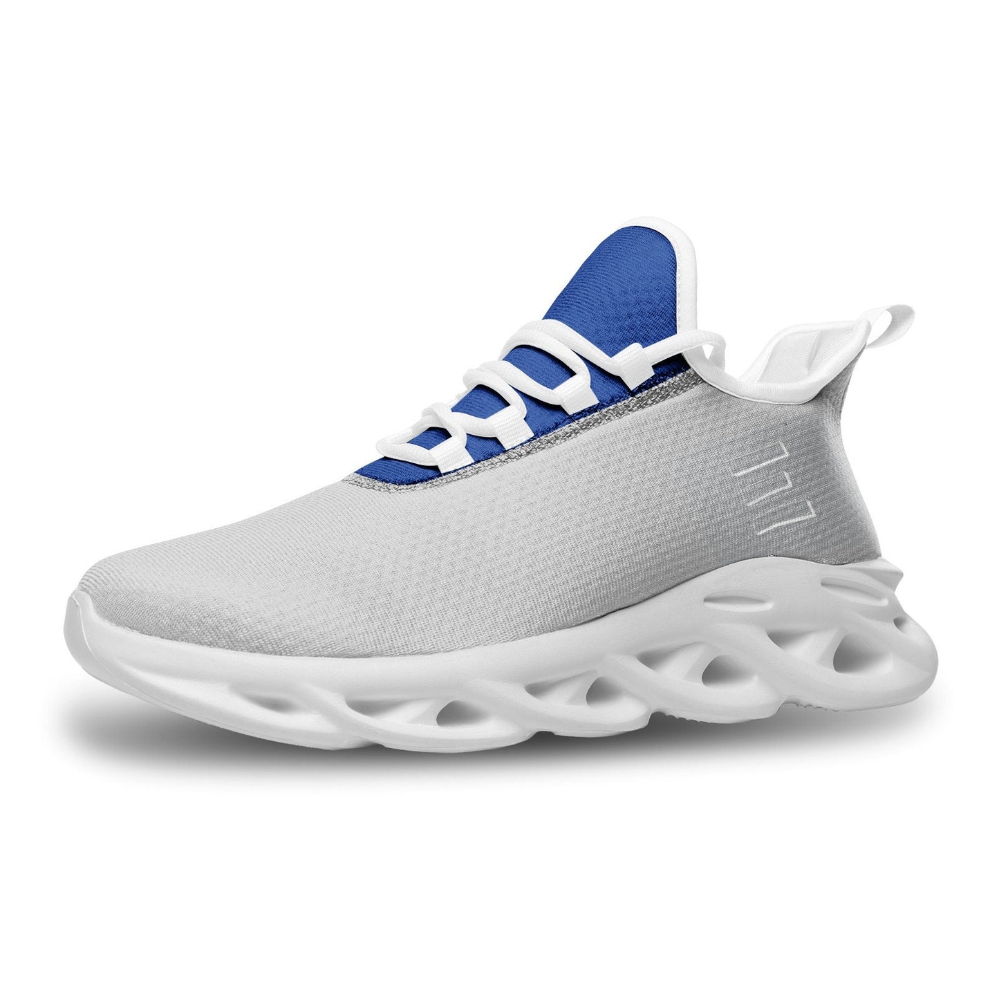 Silver And Blue Sneakers Unisex Sizes